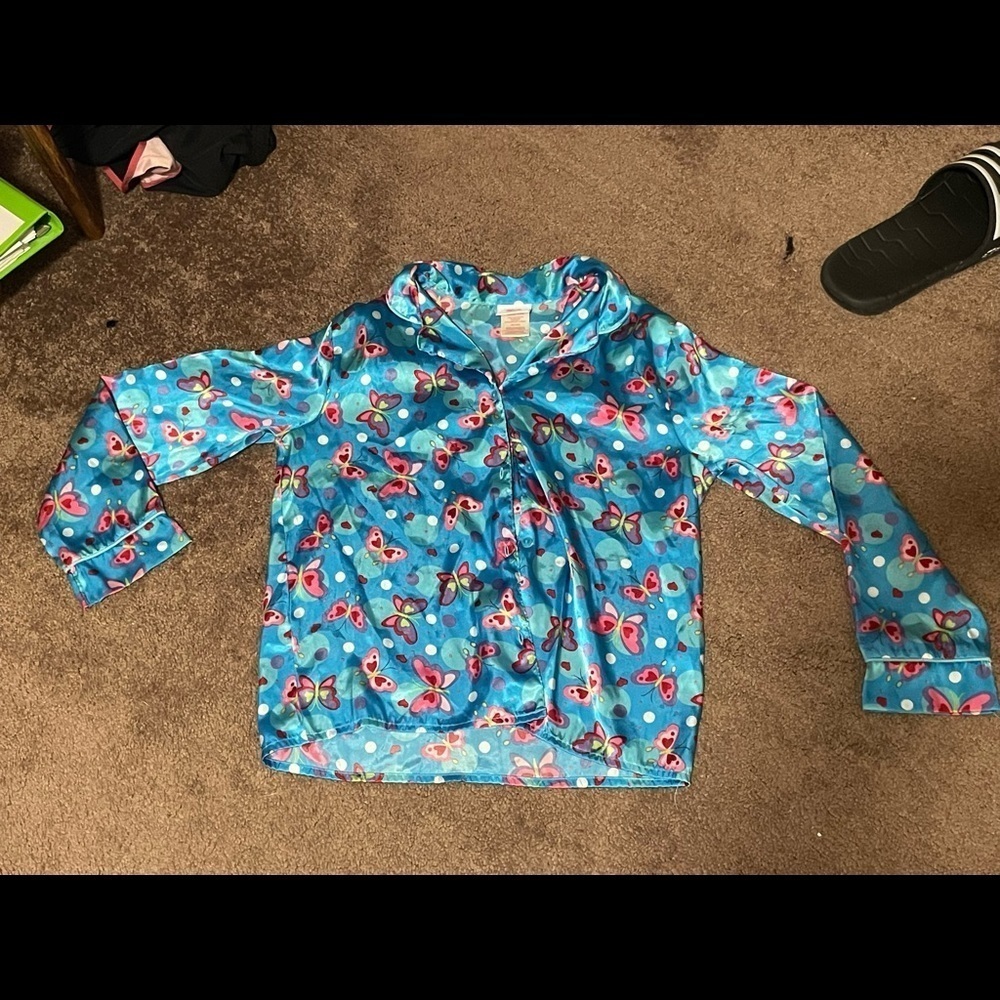 Total Girl Girl’s Flame Resistant Pajama Top Size XL (14/16)